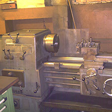 Meuser Drehmaschine zur Metallbearbeitung in 1965