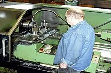 Meuser Drehmaschine zur Metallbearbeitung in 1965